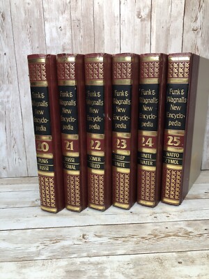 VINTAGE 1979 Funk & Wagnalls Encyclopedia Collector Set BOOKS 20