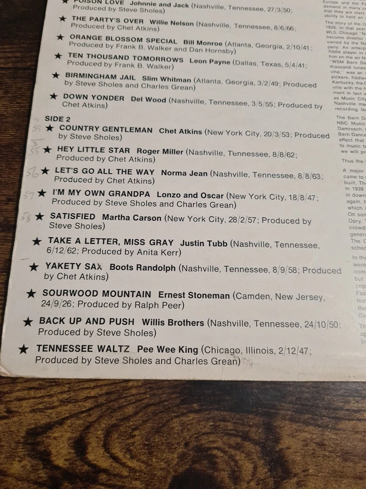 The Stars of the Grand Ole Opry Volume 2 - RD-7922 - Stereo - UK - 1968 - EX - Image 4 of 4