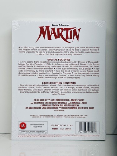 MARTIN (1977) Limited Edition Second Sight Films 4K Ultra HD/Blu-ray Region B - Bild 2 von 11