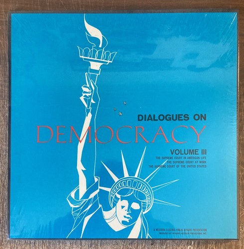 DIALOGUE ON DEMOCRACY 9 DISC LP BOXED SET WESTERN ELECTRIC AMERICAN GOVERNMENT++ - Foto 5 di 5