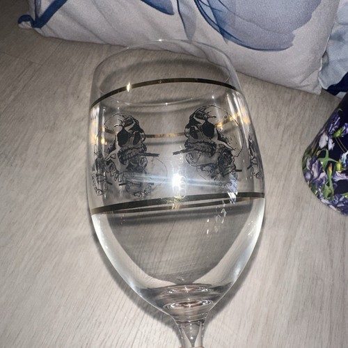 Van Gogh Museum WINE Glass Skeleton collectible Classic Art piece skull - Picture 9 of 10