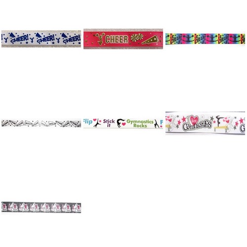 CHEER or GYMNASTICS Sport - Flatback Resin or Grosgrain Ribbon - You choose