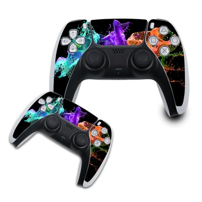 Schutzfolie Controller Set Aufkleber Gaming Folie Colour Explosion R140-25