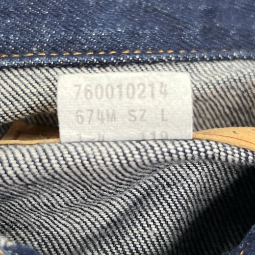 Vintage Levis Jean Jacket Women Large Trucker Type lll 76001 0214 Blue Denim USA - Picture 9 of 15