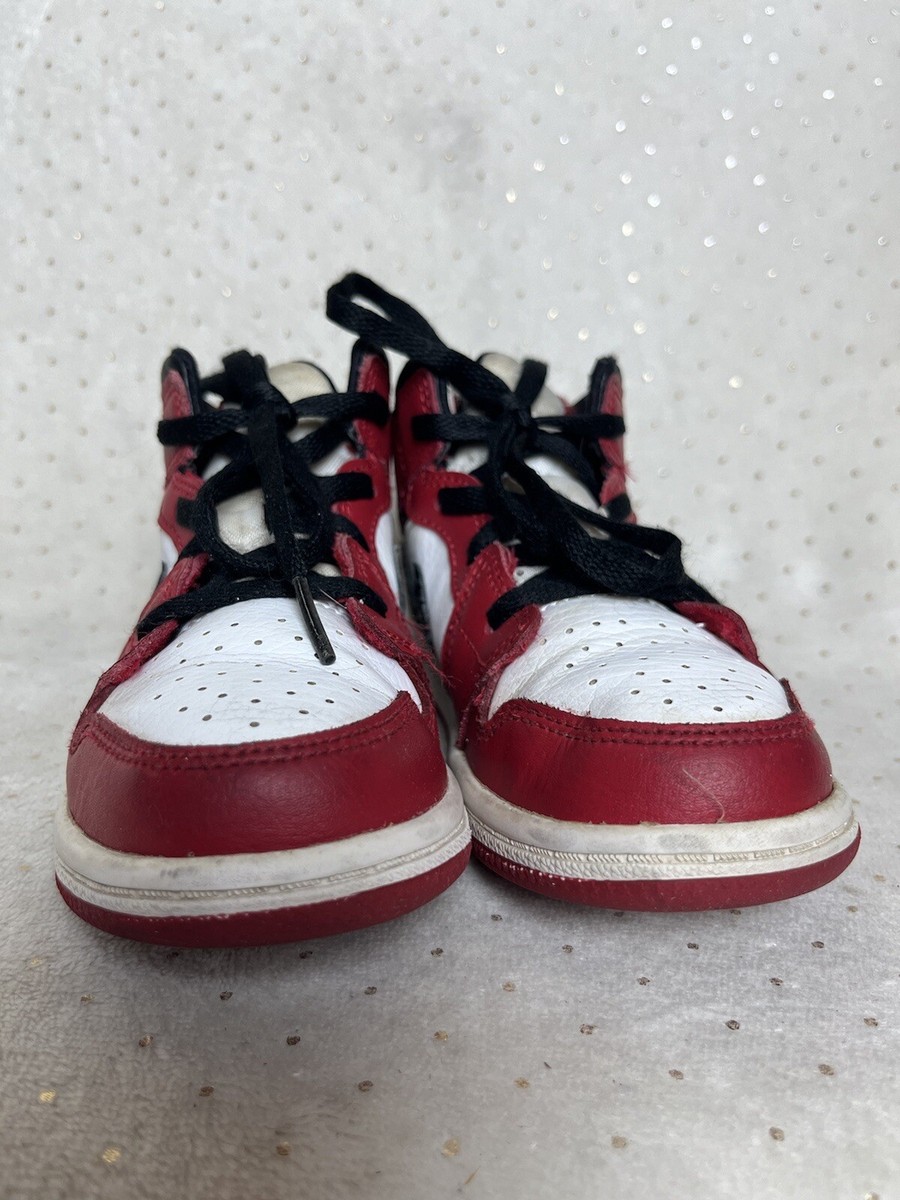 Nike Air Jordan 1 Mid Chicago TD Toddler Varsity Red/White Nike Air Jordan 1 Mid Chicago TD Toddler Varsity Red/White