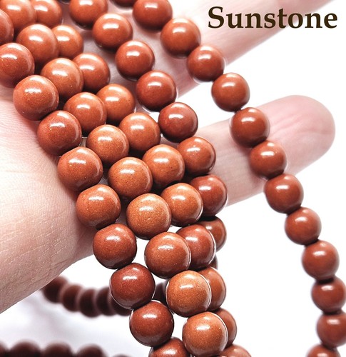 Semi Precious Gemstone Beads Jewellery Making - 6mm Round - 65 per strand - Picture 152 of 176