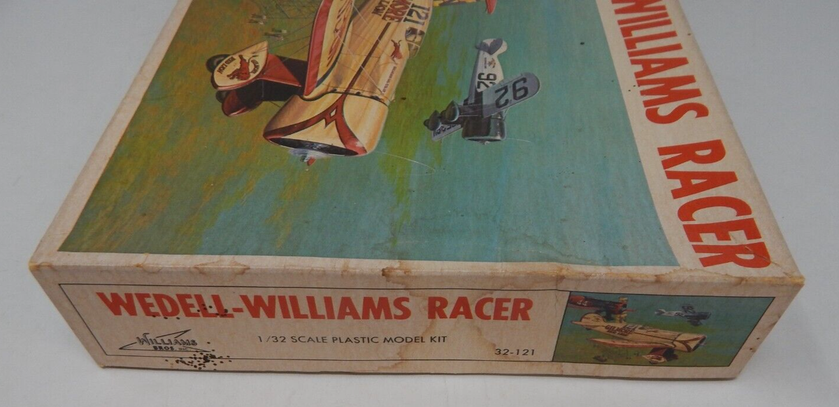 Williams Bros. 1/32 Scale Wedell-Williams Racer Airplane Model Kit
