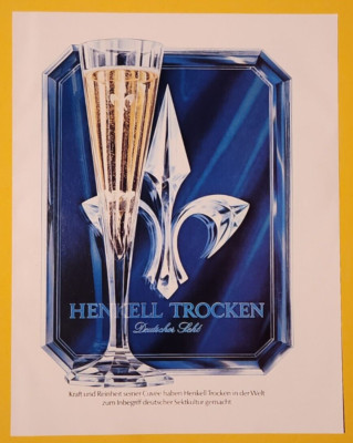 40. Henkell Dry Champagne Advertising Advertising 1978