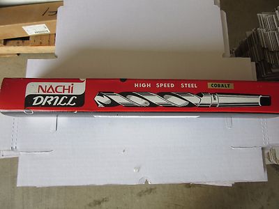 Nachi LIST683 Cobalt Oil Hole Drill 1-3/16'' #4 Morse Taper NEW!!! Factory Sealed