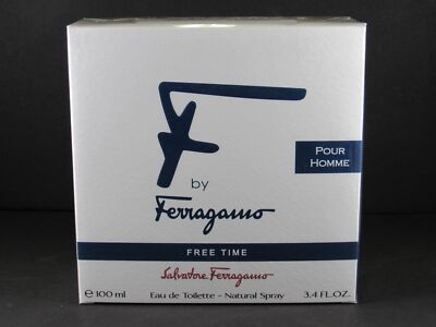 F Free Time Cologne By Salvatore Ferragamo EDT Spray 3.4 oz/100ml