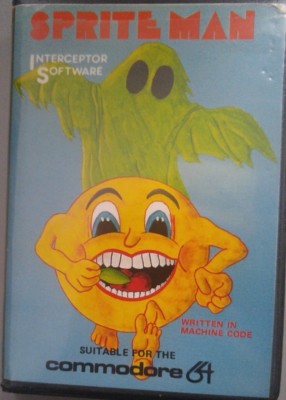 Sprite Man (Interceptor 1983) C64 Kassette (Box, Tape, Manua) 100 % ok