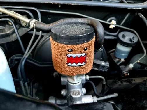 2pcs Brown domo Kun Clutch Brake Oil Reservoir Fluid Tank Sock