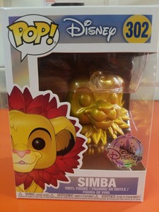 gold simba funko pop
