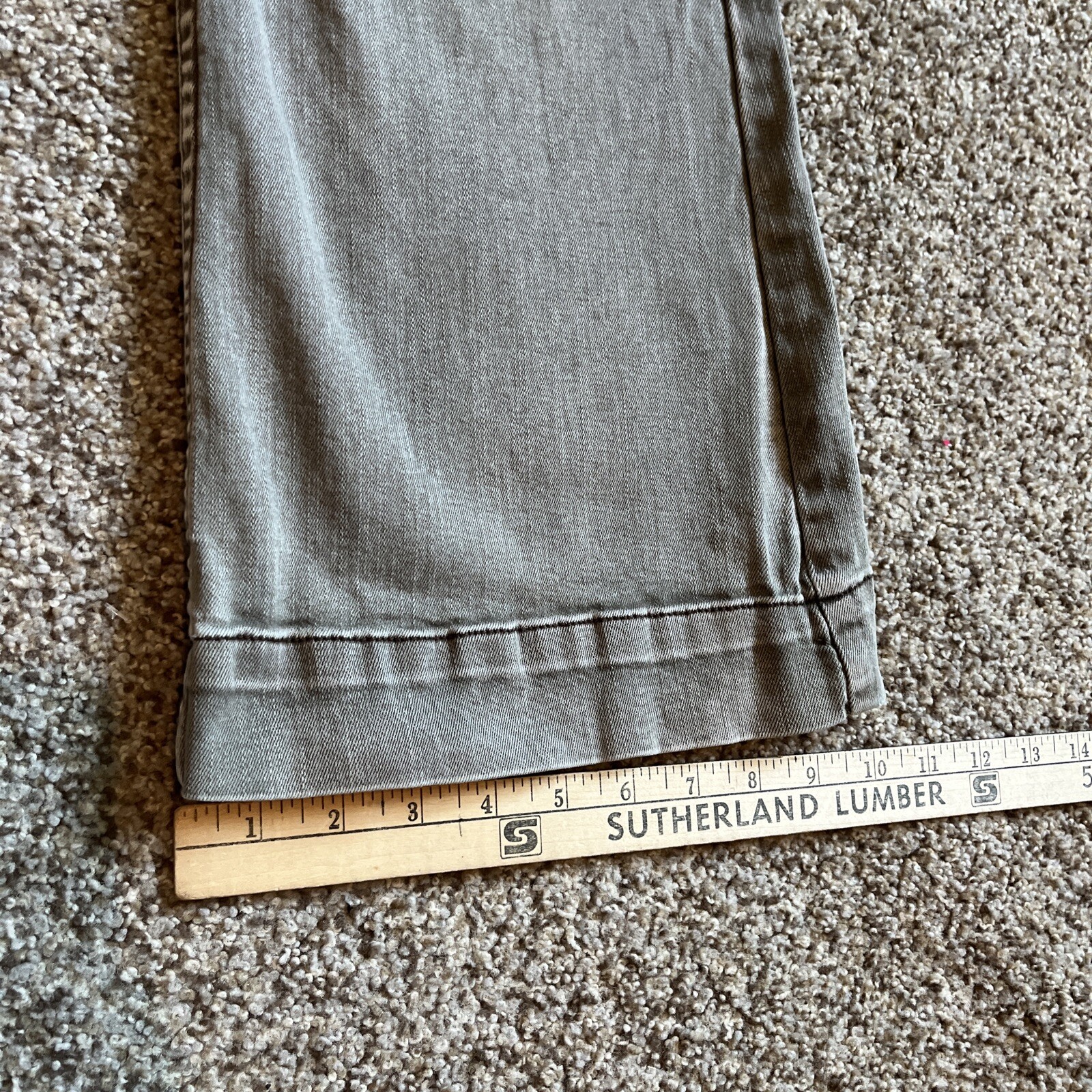 Cowgirl Tough Co Dusty Road Jeans 33x33 (32 X 31.5) Stone Washed Brown Denim - View 11