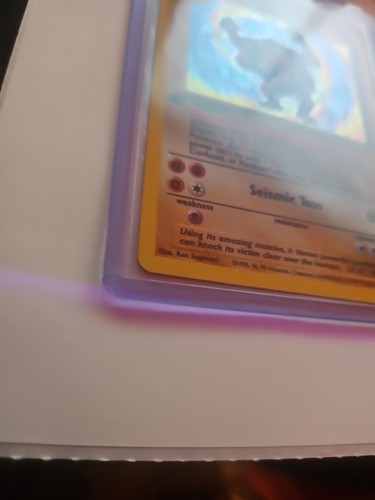 MACHAMP HOLO 1st Edition #8 Uncommon PSA Worthty Base Set Pokémon - Picture 5 of 10