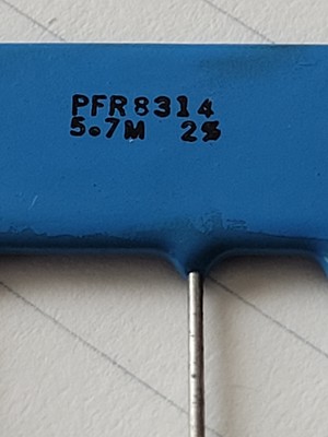 2pcs - High Voltage Precision Thick Film Resistor PFR8314 5.7MΩ ±2%