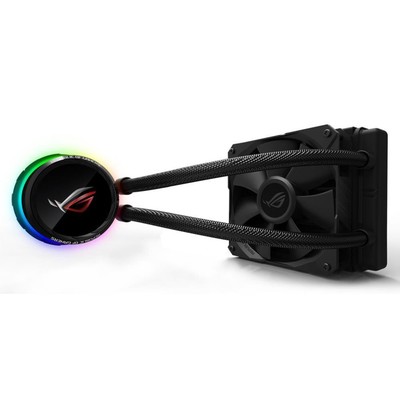 ASUS ROG Ryuo 120 All-in-One CPU-Wasserkühlung OLED-Display Aura Sync PWM-Lüfter