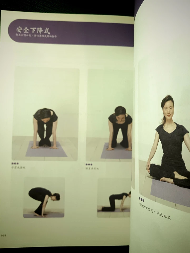 VCD《坣瑜伽》Tang YOGA 4张VCD和书 台湾 繁体 坣娜 - Image 3 of 4