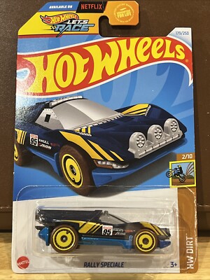 Hot Wheels Rally Speciale Black 179/250 HW Dirt Series 2/10 New LOC 1A