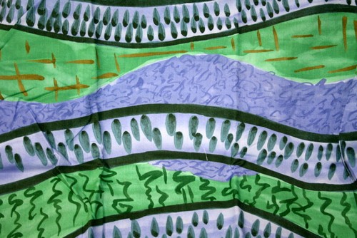 GATHERING ABSTRACT BY MARY FISHER FROM TROY CORPORATION - 100% COTTON FABRIC - 第 1/4 張圖片
