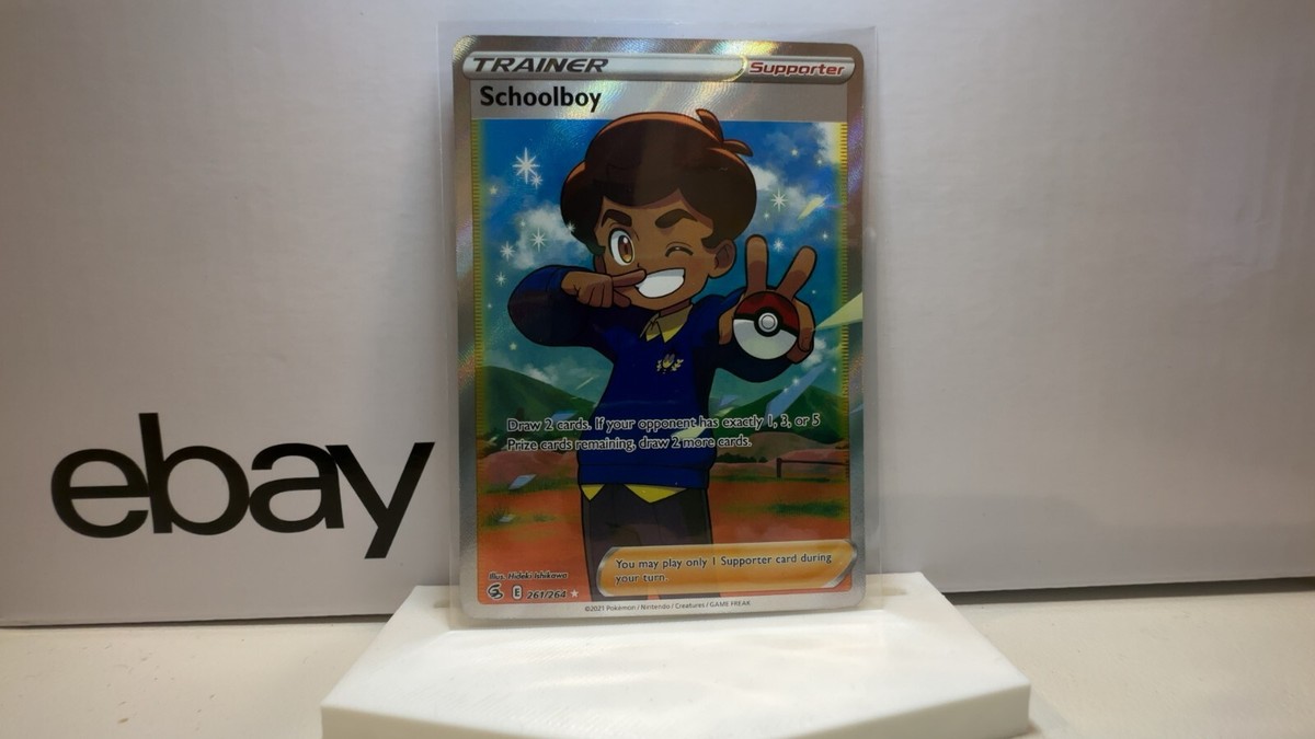 Schoolboy (Full Art) - 261/264 Ultra Rare Fusion Strike Pokemon TCG NM | eBay Schoolboy (Full Art) - 261/264 Ultra Rare Fusion Strike Pokemon TCG NM | eBay