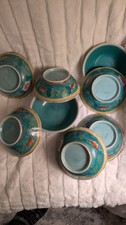 Anique Handmade Handpainted Bowls Set Of 8  Mid 19century 