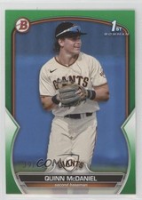 2023 Bowman Draft Green 39/99 Quinn McDaniel #BD-136 09gj