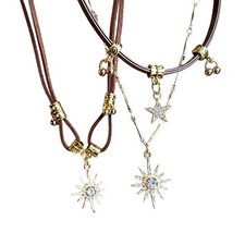 Elegant Layering Bohemian Chain Necklace Ethnic Inspired Jewelry Gift For Her