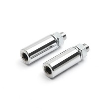 Motorrad Blinkerverlängerung 30 mm mit M8 Gewinde, Chrom, 2 Stk.Chopper, Custom