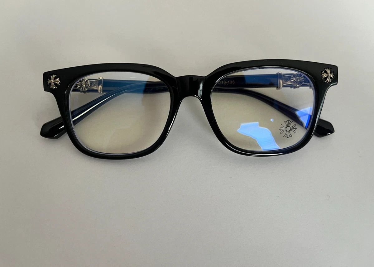 Chrome Hearts 2273 Black Acetate Full Rim Eyeglass Frames | eBay