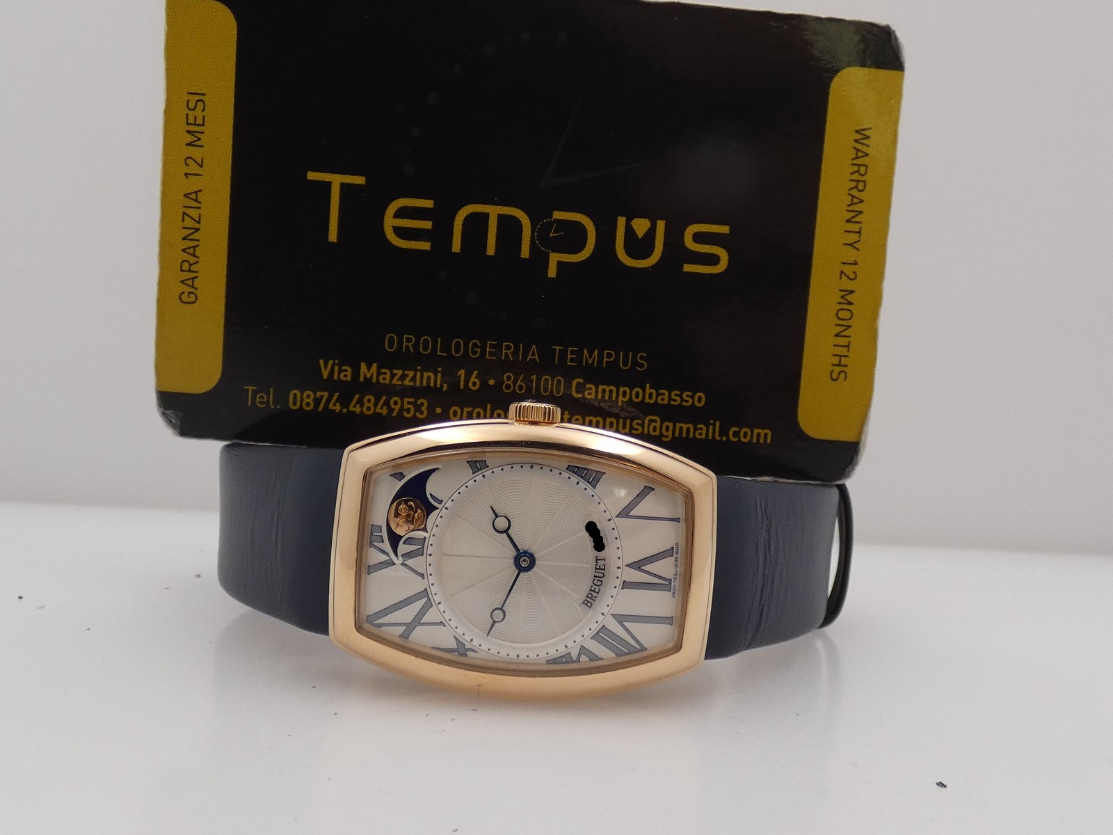 BREGUET HERITAGE MOONPHASES RETROGRADE 8860 MOP DIAL 18Kt PINK GOLD TOP WATCH