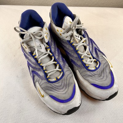 Nike Air Max TW One White Trainers Yellow Logo Sneakers Running Shoes Men 