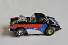 Vintage Tyco HO Scale 1960 Corvette "Wipeout" Slot Car "Tested Working"