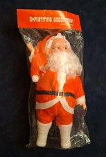 Pupazzo Decorazione Natale Santa Claus Babbo Natale Vintage Anni 70 Collezione