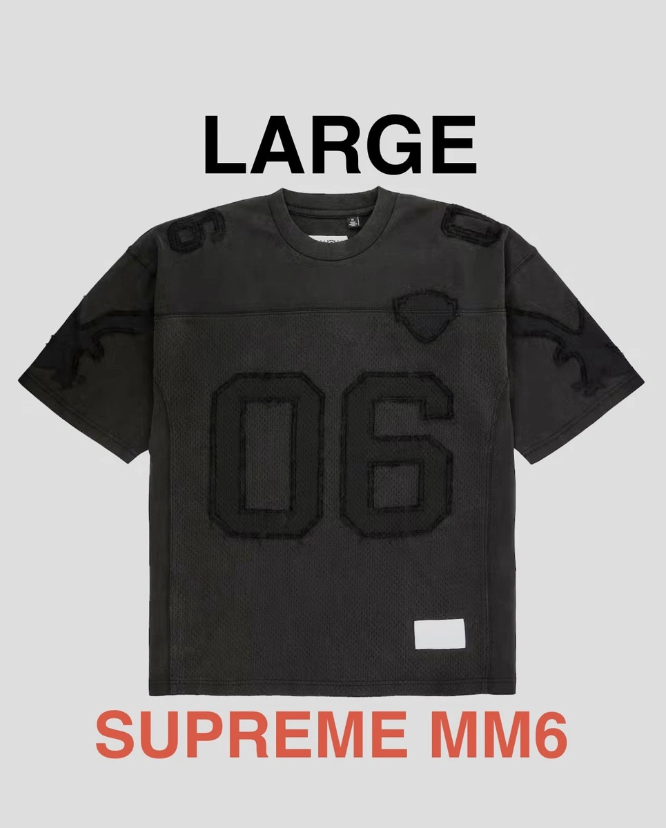 Supreme®/MM6 Maison Margiela Cotton Football Jersey BlacK Size