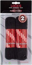 Nijdam shoelaces shoe accessories flat 220 cm black 