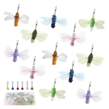 Insect Cat Toy Refills - 12 Pieces Bee Cat Teaser Toys Cat Toy Wand Attachmen...