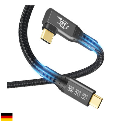 USB4 Kabel 240W 40Gbps Premium Rutschfest 2m für Thunderbolt 4 Geräte (73)