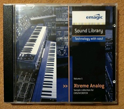 Emagic Xtreme Analog Sound Library CD