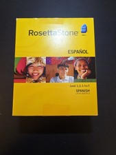 rosetta stone spanish Level 1-5 Version 3 Minus Headphones