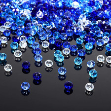 920 Pieces Crystal Faceted Glass Beads 6 Mm for Jewelry Making Bulk Rondelle