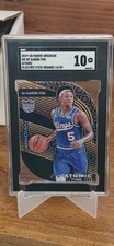 De'Aaron Fox Electric Etch Orange /35 SGC 10 2019-20 Panini Obsidian #8 Atomic