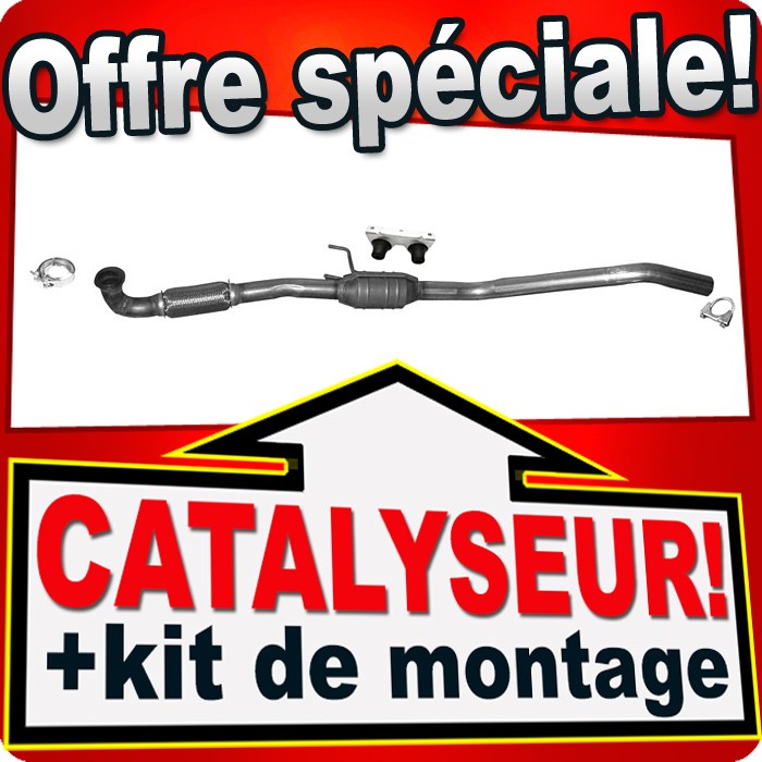 Plus de fumée : catalyseur pour VW Transporter V 1.9 TDI 102 CH anti-pollution