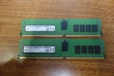 MICRON 32GB 2X16GB 2RX8 PC4-2400T DDR4 SERVER MEMORY MTA18ASF2G72PDZ-2G3B1IG