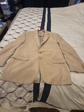 Chaps Light Tan 42 R Men's Sport Coat Blazer Jacket Suit Jacket