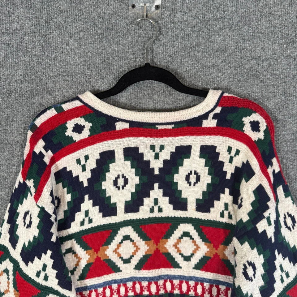 Suéter Polo Ralph Lauren Vintage Años 90 Para Hombre XL EE. UU. Hecho Navidad Invierno Foto 3 de 4