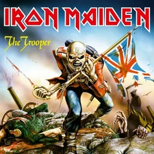 IRON MAIDEN The Trooper 10"x10 glossy poster print album art