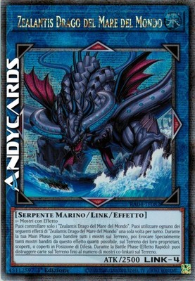 ZEALANTIS WORLD SEA DRAGON   Quarter Century   RA04 IT082   1Ed   Yugioh