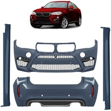 Bodykit Sto&szlig;stangen Set mit PDC f&uuml;r BMW X6 F16 Bj. 2014-2019