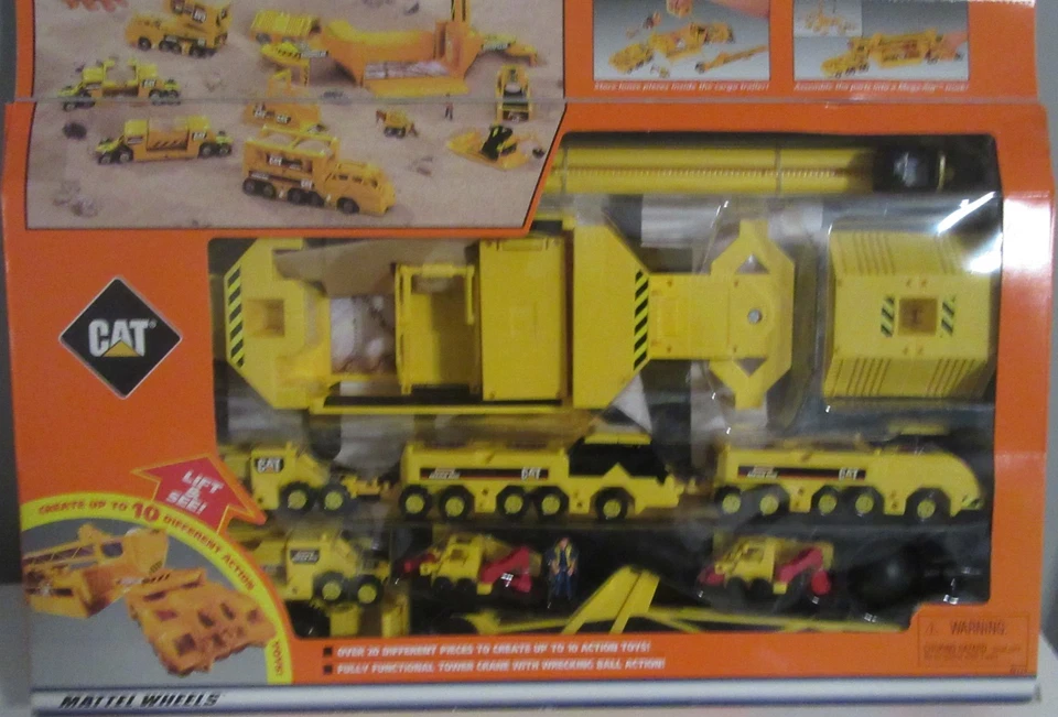 Matchbox 1997 Mega-Rig Construction Site CAT Play Set NIB - Image 3 of 4